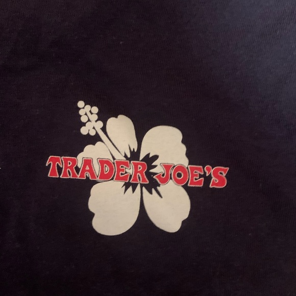 navy blue trader joe’s t-shirt size small - Picture 3 of 3
